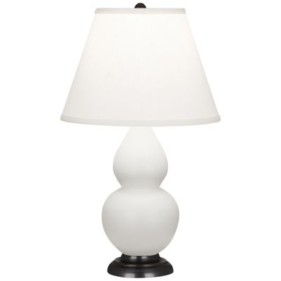 Robert Abbey Double Gourd Accent Table Lamp in White