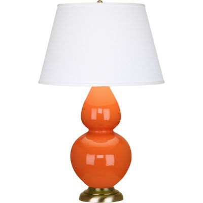 Robert Abbey Double Gourd Table Lamp - Color: Orange - Size: 1 light - 1665