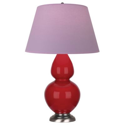 Robert Abbey Double Gourd Table Lamp in Red