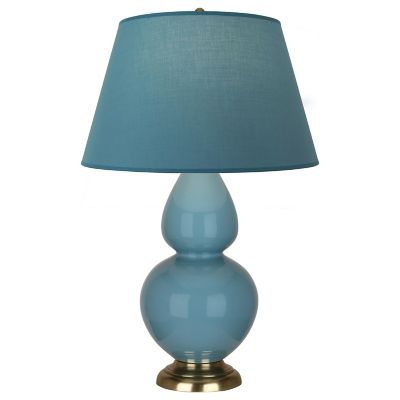 Robert Abbey Double Gourd Table Lamp in Blue