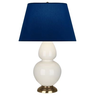 Robert Abbey Double Gourd Table Lamp in Cream