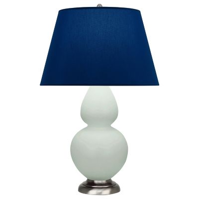 Robert Abbey Double Gourd Table Lamp in Grey