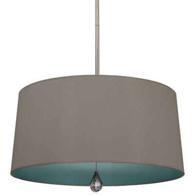 Robert Abbey Williamsburg Custis Pendant Light - Color: Grey - Size: 3 ligh