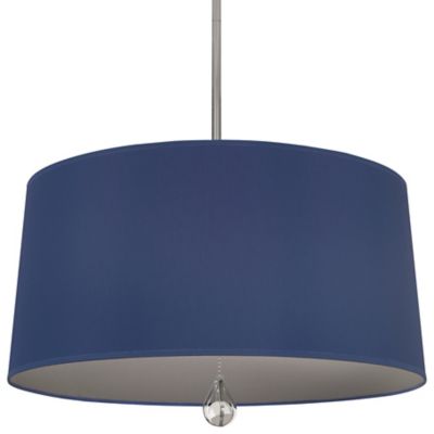 Robert Abbey Williamsburg Custis Pendant Light - Color: Blue - Size: 3 ligh