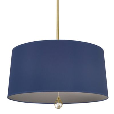 Robert Abbey Williamsburg Custis Pendant Light - Color: Blue - Size: 3 ligh