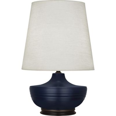 Robert Abbey Nolan Table Lamp - Color: White - Size: 1 light - MMB25