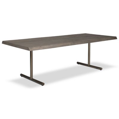 Urbia Brooks T Base Dining Table - Color: Grey - Size: 79 - IL-BRO-DT-07