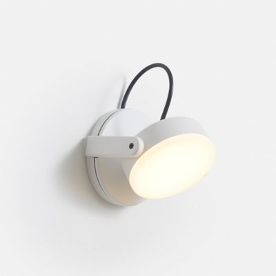 RBW Monocle LED Wall Sconce - Color: White - MNT-PC20-27-10_TOUCH_120V