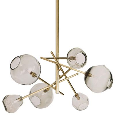 Regina Andrew Molten Chandelier - Color: Grey - Size: 6 light - 16-1089NB