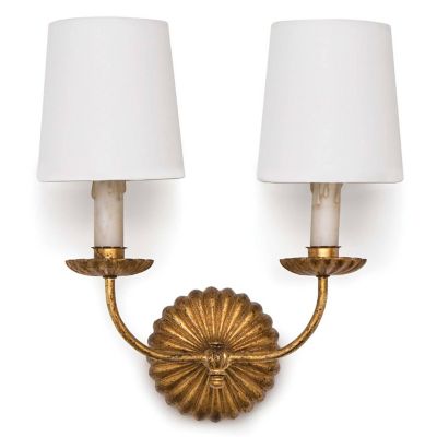 Regina Andrew Clove Sconce Double - Color: Gold - 15-1074