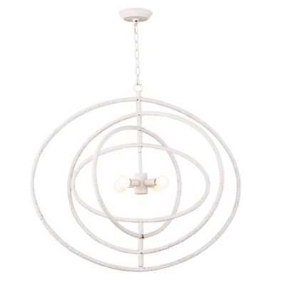 Regina Andrew Coastal Living Sail Chandelier - Color: White - Size: 4 light