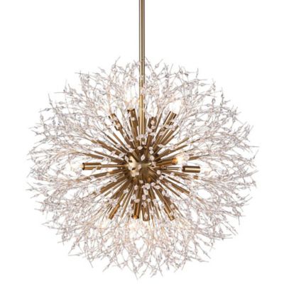 Regina Andrew Chiffon Chandelier - Color: Brass - Size: Large - 16-1325