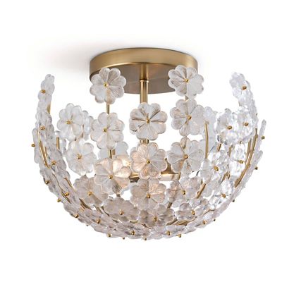 Regina Andrew Charlotte Semi-Flushmount Light - Color: Clear - 16-1176