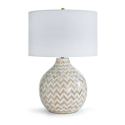 Regina Andrew Chevron Table Lamp - Color: White - 13-1201