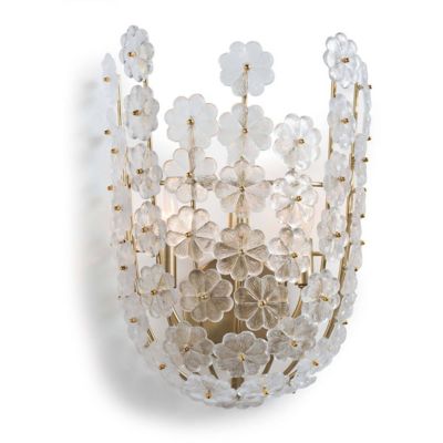 Regina Andrew Charlotte Wall Sconce - Color: Brass - Size: 3 light - 15-108