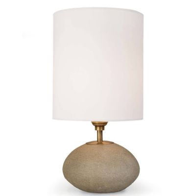 Regina Andrew Concrete Mini Orb Table Lamp - Color: Grey - Size: 1 light - 