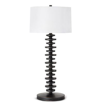 Regina Andrew Fishbone Buffet Table Lamp - Color: Black - Size: 1 light - 1