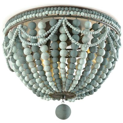 Regina Andrew Malibu Flushmount Light - Color: Blue - Size: 3 light - 16-11