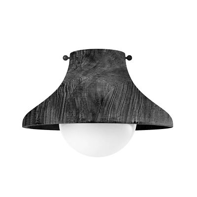 Regina Andrew Coastal Living Surfside Wood Flushmount Light - Color: Black 