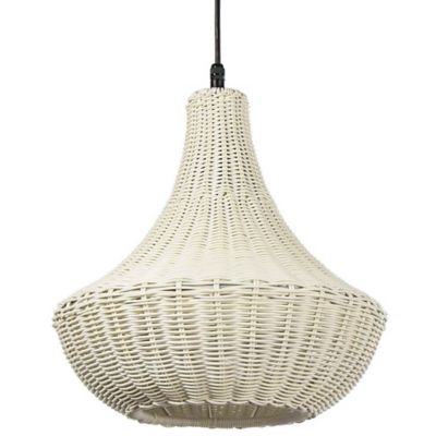 Regina Andrew Vista Outdoor Chandelier - Color: White - Size: 1 light - 17-