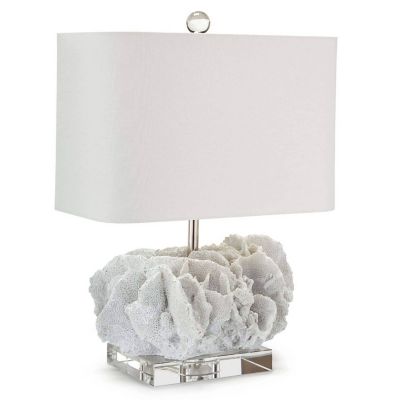 Regina Andrew Coastal Living Caribbean Coral Table Lamp - Color: White - Si