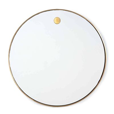 Regina Andrew Hanging Circular Mirror - Color: Brass - 21-1045NB