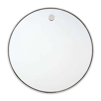 Regina Andrew Hanging Circular Mirror - Color: Silver - 21-1045PN