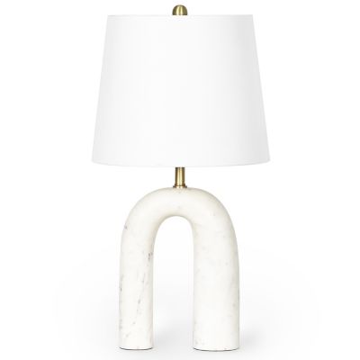 RGA2530533 Regina Andrew Slinkly Marble Table Lamp - Color: W sku RGA2530533