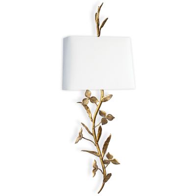 Regina Andrew Southern Living Trillium Shaded Wall Sconce - Color: Gold - S