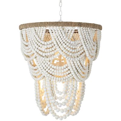 Regina Andrew Lorelei Chandelier - Color: White - Size: 6 light - 16-1179WT