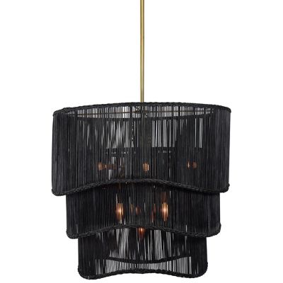 Regina Andrew Nimes Chandelier - Color: Black - Size: 11 light - 16-1402BLK