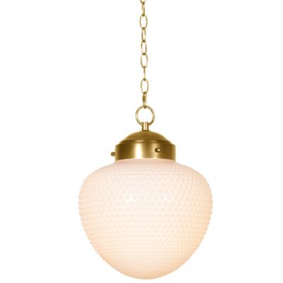 Regina Andrew Cole Glass Pendant Light - Color: Brass - Size: 1 light - 16-