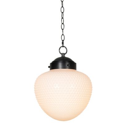 Regina Andrew Cole Glass Pendant Light - Color: Bronze - Size: 1 light - 16