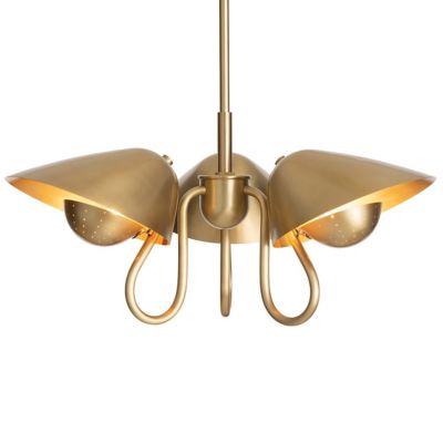 Regina Andrew Keaton Chandelier - Color: Brass - Size: 3 light - 16-1463NB