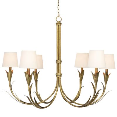 RGA2567972 Regina Andrew River Reed Chandelier - Color: Gold  sku RGA2567972