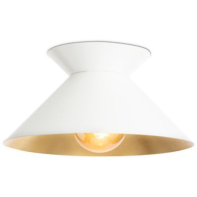 Regina Andrew Viggo Flushmount Light - Color: White - Size: 1 light - 16-14