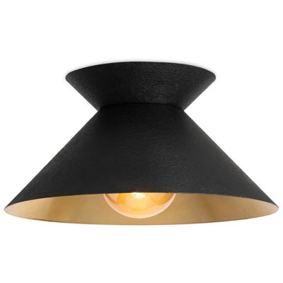 Regina Andrew Viggo Flushmount Light - Color: Black - Size: 1 light - 16-14