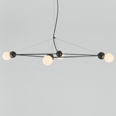 Lina 4-Light Diamond Linear Suspension