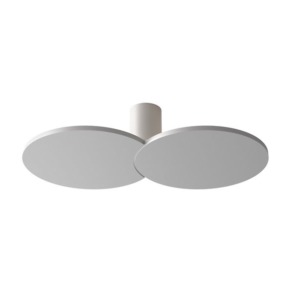 Collide H1 LED Wall / Flushmount Light - Color: Grey - Rotaliana by LUMINART L161CDH1 D00 43 ZL0