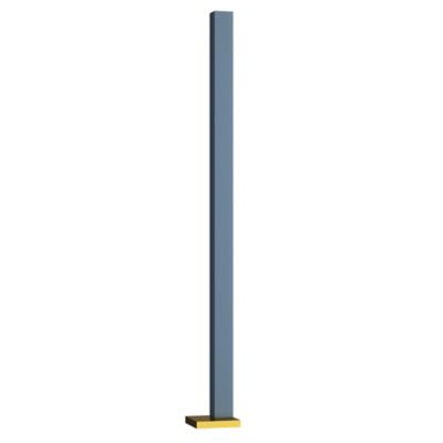 Rotaliana by LUMINART Ciminiere dItalia Square LED Floor Lamp - Color: Blu