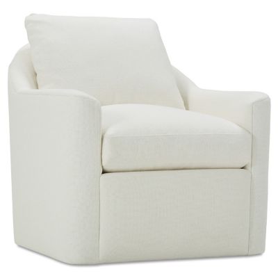 Rowe Furniture Laya Swivel Chair - Color: White - LAYA-016-PB