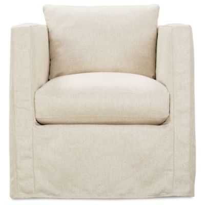 Rowe Furniture Rothko Slipcover Swivel Chair - Color: Brown - ROTHKO-S-016-