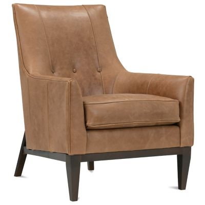 Rowe Furniture Thatcher Leather Lounge Chair - Color: Brown - P320-L-006-12