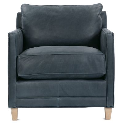 Rowe Furniture Springfield Leather Accent Chair - Color: Black - SPRINGFIEL