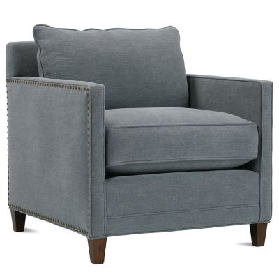 Rowe Furniture Springfield Lounge Chair - Color: Blue - SPRINGFIELD-6-43A