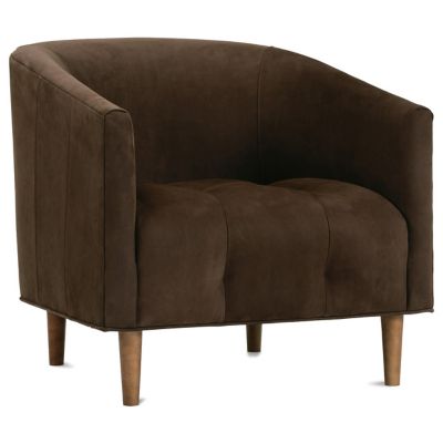 Alder & Ore Tiva Leather Accent Chair - Color: Brown