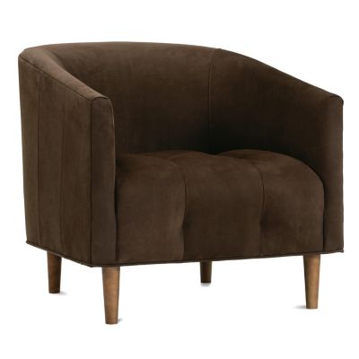 Rowe Furniture Pate Leather Accent Chair - Color: Brown - P420-L-006-43A