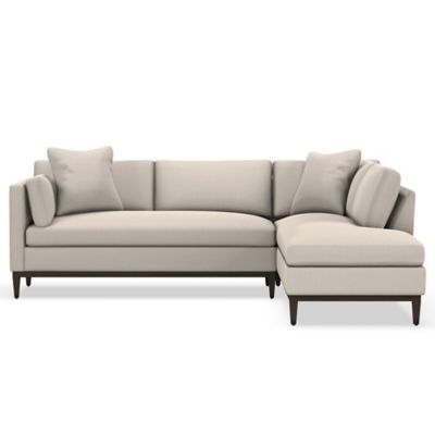 Rowe Furniture Leo 2 Piece Sectional Sofa in Cream