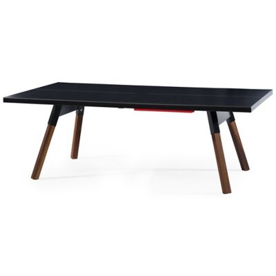 RS Barcelona You and Me Ping Pong Table - Color: Black - Size: Medium 89x60