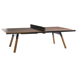 You and Me Walnut Ping Pong Table